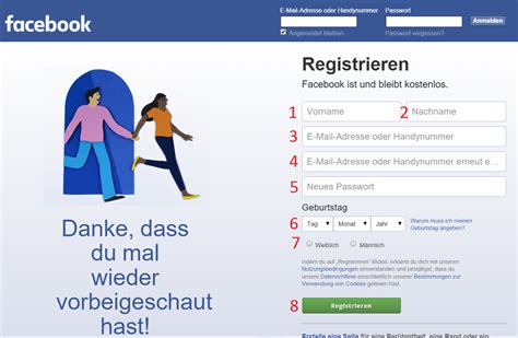 facebook login anmelden und registrieren
